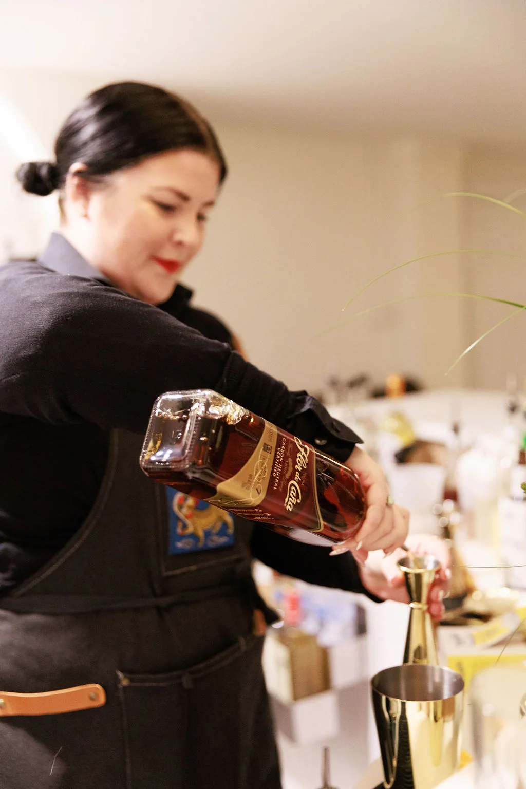 Formosa Bar bartender pouring cocktails for a private event in Savannah, GA