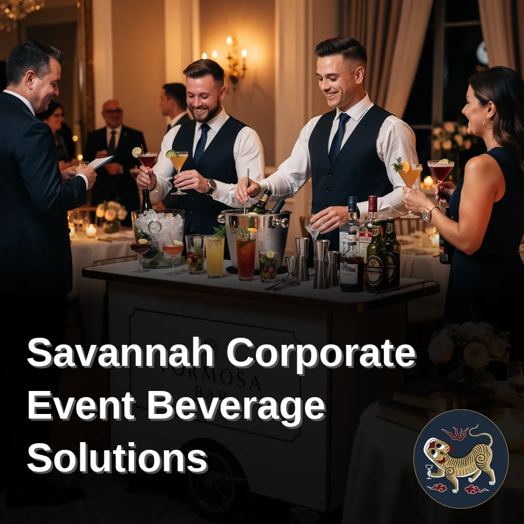 Savannah Corporate Event Beverage Solutions & Packages: Elevate Your Event with Expert Mobile Bar Services